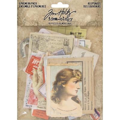 Idea-Ology Tim Holtz - Ephemera Pack - Keepsakes